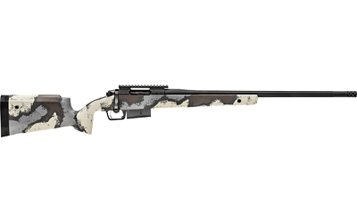 SPRINGFIELD ARMORY BAW92465PRCD MODEL 2020 WAYPOINT 6.5 PRC 3+1 24" GRAPHITE BLACK CERAKOTE FLUTED BARREL & PICATINNY RAIL STAINLESS STEEL RECEIVER, RIDGELINE CAMO FIXED CARBON FIBER STOCK