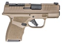 SPRINGFIELD ARMORY HC9319FOSP HELLCAT MICRO-COMPACT OSP 9MM LUGER 3" 11+1, 13+1 FLAT DARK EARTH FLAT DARK EARTH CERAKOTE STEEL SLIDE ADAPTIVE TEXTURED FLAT DARK EARTH POLYMER GRIP