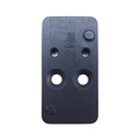 HK 50254264 OPTIC PLATE #4 BLACK STEEL, FITS HK VP9 OR LEUPOLD DELTAPOINT PATTERN FOOTPRINT MOUNT
