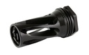 HUXWRX 1677 QD 556 FLASH HIDER BLACK WITH 1/2"-28 TPI THREADS,  2.30" OAL & 1.20" DIAMETER FOR 5.56X45MM NATO AR-PLATFORM