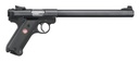RUGER 40173 MARK IV TARGET 22 LR 10+1 10" OVERALL BLUED BULL BARREL, SLIDE & FRAME, BLACK CHECKERED POLYMER GRIPS