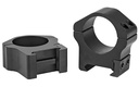 WARNE 501M HORIZONTAL RINGS MAXIMA MATTE BLACK 1" MEDIUM 0 MOA