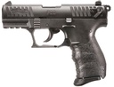 WALTHER ARMS 5120700 P22 Q 22 LR CALIBER WITH 3.42" THREADED BARREL, 10+1 CAPACITY, BLACK FINISH PICATINNY RAIL FRAME, SERRATED MATTE BLACK TENIFER ZINC ALLOY SLIDE & INTERCHANGEABLE BACKSTRAP GRIP