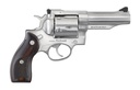 RUGER 5050 REDHAWK  45 ACP/45 LONG COLT 6RD, 4.20" SATIN STAINLESS STEEL BARREL, CYLINDER & FRAME, LASERED HARDWOOD GRIP, EXPOSED HAMMER