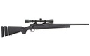 MOSSBERG 27867 PATRIOT SUPER BANTAM 308 WIN CALIBER WITH 5+1 CAPACITY, 20" FLUTED BARREL, MATTE BLUED METAL FINISH & BLACK SYNTHETIC STOCK RIGHT HAND (YOUTH) INCLUDES 3-9X40MM SCOPE