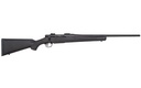 MOSSBERG 27843 PATRIOT  FULL SIZE 22-250 REM 5+1 22" MATTE BLUED FLUTED BARREL, DRILLED & TAPPED MATTE BLUED STAINLESS STEEL RECEIVER, BLACK FIXED SYNTHETIC STOCK, RIGHT HAND