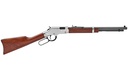 HENRY H004S GOLDEN BOY SILVER 22 SHORT, 22 LONG OR 22 LR CALIBER WITH 16 LR/21 SHORT CAPACITY, 20" BLUED BARREL, NICKEL-PLATED METAL FINISH & AMERICAN WALNUT STOCK RIGHT HAND (FULL SIZE)