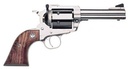 RUGER 0814 SUPER BLACKHAWK  LARGE FRAME 44 REM MAG/44 SPECIAL 6RD 4.63" SATIN STAINLESS STEEL BARREL, CYLINDER & FRAME, HARDWOOD GRIP, TRANSFER BAR SAFETY, EXPOSED HAMMER