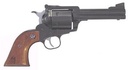 RUGER 0813 SUPER BLACKHAWK  LARGE FRAME 44 REM MAG/44 SPECIAL 6RD 4.63" BLUED ALLOY STEEL BARREL, CYLINDER & FRAME, HARDWOOD GRIP, TRANSFER BAR SAFETY, EXPOSED HAMMER