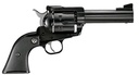 RUGER 0445 BLACKHAWK  45 COLT (LONG COLT) 6 SHOT 4.63" BLUED ALLOY STEEL BARREL & FRAME, BLACK CHECKERED RUBBER GRIP, TRANSFER BAR SAFETY, EXPOSED HAMMER