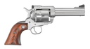 RUGER 0309 BLACKHAWK  357 MAG 6RD 4.63" SATIN STAINLESS STEEL BARREL, CYLINDER & FRAME, HARDWOOD GRIP, TRANSFER BAR SAFETY, EXPOSED HAMMER
