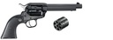 RUGER 0629 SINGLE-SIX CONVERTIBLE 22 LR/22 WMR 6RD 5.50" BLUED ALLOY STEEL BARREL, CYLINDER & FRAME, BLACK CHECKERED RUBBER GRIP, TRANSFER BAR SAFETY, EXPOSED HAMMER