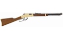 HENRY H004Y GOLDEN BOY  YOUTH 22 SHORT/ 22 LONG/ 22 LR 12 LR/16 SHORT CAPACITY, 17" BARREL, BRASSLITE METAL FINISH, AMERICAN WALNUT STOCK, RIGHT HAND