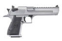 MAGNUM RESEARCH DE44BC DESERT EAGLE MARK XIX 44 REM MAG CALIBER WITH 6" PICATINNY BARREL, 8+1 CAPACITY, OVERALL BRUSHED CHROME FINISH CARBON STEEL, BEAVERTAIL FRAME, SERRATED SLIDE & BLACK RUBBER GRIP