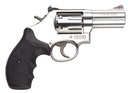 SMITH & WESSON 164300 M686 PLUS  L-FRAME 38 S&W SPL +P/357 MAG 7RD, 3" SATIN STAINLESS STEEL BARREL, CYLINDER & FRAME, BLACK FINGER GROOVE GRIP