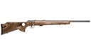 SAVAGE ARMS 94725 93 BTVS FULL SIZE 22 WMR 5+1 21" SATIN STAINLESS HEAVY BARREL, SATIN DRILLED & TAPPED STAINLESS STEEL RECEIVER, NATURAL BROWN THUMBHOLE LAMINATE STOCK, RIGHT HAND