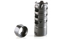 PATRIOT ORDNANCE FACTORY 00309 TRIPLE PORT MUZZLE BRAKE BLACK NITRIDE 5/8"X24 THREAD, 308 WIN 7.62X51MM NATO