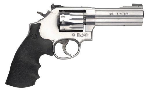 [022188605846] SMITH & WESSON 160584 MODEL 617  22 LR  STAINLESS STEEL 4" BARREL & 10 SHOT CYLINDER, SATIN STAINLESS STEEL K-FRAME, BLACK POLYMER GRIP,INTERNAL LOCK