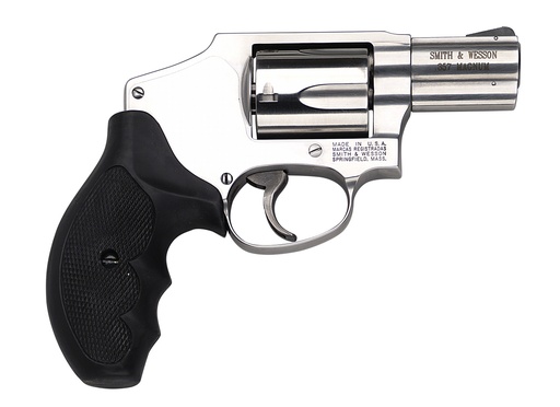 [022188636901] SMITH & WESSON 163690 MODEL 640 *CA COMPLIANT 357 MAG OR 38 S&W SPL +P 5 SHOT 2.12" STAINLESS STEEL BARREL/CYLINDER, SATIN STAINLESS STEEL J-FRAME, SNAG-FREE ENCLOSED HAMMER, INTERNAL LOCK