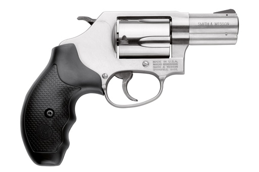 [022188624205] SMITH & WESSON 162420 MODEL 60  357 MAG OR 38 S&W SPL +P 5 SHOT 2.12" STAINLESS STEEL BARREL/CYLINDER, SATIN FINISH STAINLESS STEEL J-FRAME, EXPOSED HAMMER