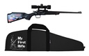 CRICKETT KSA2240BSC YOUTH PACKAGE 22 LR CALIBER WITH 1RD CAPACITY, 16.12" BARREL, BLUED METAL FINISH & BLACK SYNTHETIC STOCK RIGHT HAND (YOUTH) INCLUDES SCOPE & CASE