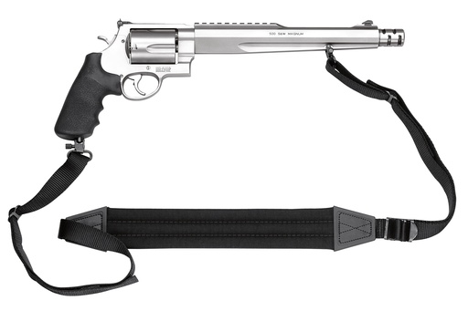 [022188702316] SMITH & WESSON 170231 MODEL 500 PERFORMANCE CENTER  500 S&W MAG STAINLESS STEEL  10.50" BARREL WITH MUZZLE BRAKE/PICATINNY RAIL, 5RD  CYLINDER & X-FRAME, CHROMED HAMMER & TRIGGER WITH STOP