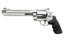 SMITH & WESSON 163460 MODEL 460 XVR EXTRA LARGE 460 S&W MAG 5 SHOT 8.38" SATIN COMPENSATED BARREL, SATIN CYLINDER, SATIN STAINLESS STEEL FRAME, BLACK FINGER GROOVED GRIP, EXPOSED HAMMER