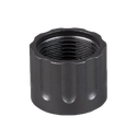 SILENCERCO AC6 DELTA THREAD PROTECTOR STAINLESS STEEL BLACK OXIDE 1/2"-28 TPI