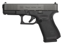 GLOCK PA195S203MOS G19 GEN5 COMPACT MOS 9MM LUGER 4.02" 15+1 OVERALL BLACK FINISH WITH NDLC STEEL WITH FRONT SERRATIONS & MOS CUTS SLIDE, ROUGH TEXTURE INTERCHANGEABLE BACKSTRAPS GRIP & FIXED SIGHTS