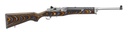 RUGER MINI-14 5.56MM LAMINATED CHEVRON BROWN/BLACK STOCK SS<
