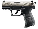 WALTHER P22Q 22LR 3.4" SATIN NICKEL/BLACK POLYMER!