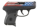RUGER LCP 380ACP 6-SHOT FS AMERICAN FLAG SLIDE POLYMER