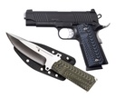 DE 1911 9MM 4.3" BLACK KNIFE #