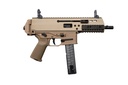 B&T FIREARMS 36039CT APC SD 9MM LUGER 30+1 6.80" BLACK STEEL BARREL, M-LOK HANDGUARDS, COYOTE BROWN ANODIZED ALUMINUM PICATINNY RAIL RECEIVER, COYOTE POLYMER GRIPS, AMBIDEXTROUS