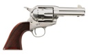 TAYLORS & COMPANY 550818DE RUNNIN IRON  45 COLT (LC) CALIBER WITH 3.50" BARREL, 6RD CAPACITY CYLINDER, OVERALL STAINLESS STEEL FINISH,  CHECKERED WALNUT GRIP & OVERALL TAYLOR POLISH