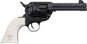 TRADITIONS SAT73122LIB 1873 LIBERTY 45 COLT (LC) 6RD 4.75" BLUED ENGRAVED STEEL WHITE PVC GRIP