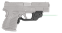 CRIMSON TRACE 0147201 LASERGUARD  FITS SPRINGFIELD XD-S, GREEN LASER BLACK POLYMER
