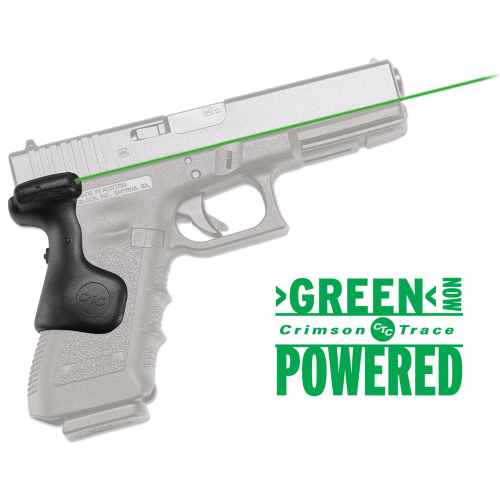 [610242005475] CRIMSON TRACE 0167301 LASERGRIPS  COMPATIBLE W/ GLOCK GEN3/4/5 FULL SIZE, GREEN LASER BLACK POLYMER