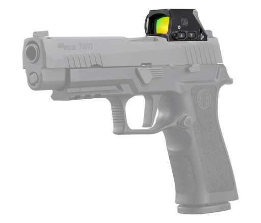 [798681715879] SIG SAUER ELECTRO-OPTICS SORX1560 ROMEO-X SIG-LOC PRO BLACK CERAKOTE 1X 6 MOA RED DOT RETICLE