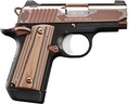 KIMBER MFG.,INC 3300173 MICRO ROSE GOLD NS 380 ACP 7+1 2.75" ROSE GOLD PVD COATING STEEL SLIDE MATTE BLACK G10 GRIP