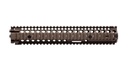 DANIEL DEFENSE 0100408001 M4A1 RIS II HANDGUARD 12.25" 2-PIECE, FREE-FLOATING STYLE MADE OF 6061-T6 ALUMINUM WITH FLAT DARK EARTH ANODIZED FINISH & PICATINNY RAIL FOR AR-15