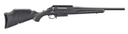RUGER 56905 AMERICAN II PATROL 300 WIN MAG 3+1 20" GRAPHITE BLACK CERAKOTE THREADED BULL BARREL & ALLOY STEEL RECEIVER W/PICATINNY RAIL, BLACK SPLATTER ADJ LOP SYNTHETIC STOCK