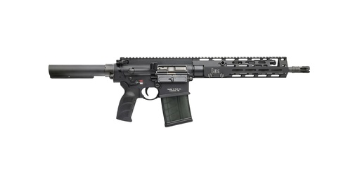 [642230272484] HK 81001052 MR762 A4 7.62X51MM 20+1 13" THREADED BARREL, M-LOK HANDGUARD, BLACK RECEIVER W/PICATINNY RAIL, BLACK PISTOL TUBE, BLACK ERGONOMIC GRIP