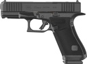 GLOCK P64550203 G45 GEN6 CROSSOVER FRAME 9MM LUGER 17+1 4.02" BLACK GMB BARREL, BLACK NDLC STEEL OPTIC READY/SERRATED SLIDE, BLACK POLYMER FRAME W/ACCESSORY RAIL, INTERCHANGEABLE BACKSTRAP GRIP