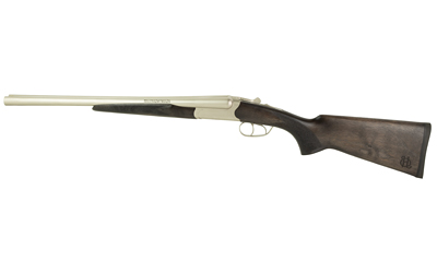 [727962710203] HERITAGE MFG BL2018NI BADLANDER  20 GAUGE BREAK OPEN 2RD 18.50" NICKEL SIDE BY SIDE BARREL & RECEIVER, FIXED TURKISH WALNUT WOOD STOCK
