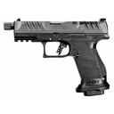 WALTHER ARMS 2844176 PDP PRO SD COMPACT FRAME 9MM LUGER 18+1 4.60" BLACK THREADED BARREL, BLACK OPTIC READY/SERRATED STEEL SLIDE, BLACK POLYMER FRAME W/PICATINNY RAIL, MEDIUM BACKSTRAP GRIP