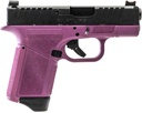 GFORCE ARMS GF932512PIB RAPTURE  SUB-COMPACT FRAME 9MM LUGER 12+1 3.25" BLACK STEEL BARREL, BLACK STEEL OPTIC CUT/SERRATED SLIDE, PINK CERAKOTE POLYMER FRAME, SHIELD RMSC/RMR FOOTPRINT
