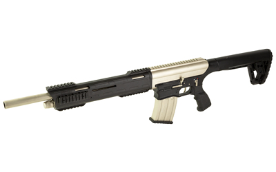 [723551440322] TOKAREV USA 21000102 TAR MP 12 GAUGE SEMI-AUTO 3" 5+1 18.50" ELECTROLESS NICKEL STAINLESS STEEL BARREL, ELECTROLESS NICKEL ALUMINUM RECEIVER W/PICATINNY RAIL, M-LOK HANDGUARDS, BLACK POLYMER STOCK