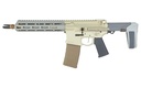 Q LLC HB55610INPISTOL HONEY BADGER  5.56 NATO 30+1 10" THREADED BARREL, M-LOK HANDGUARD, ALUMINUM RECEIVER, TAN SB TACTICAL BRACE