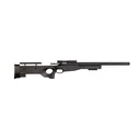 CRICKETT KSA2150-BLK PRECISION  FULL SIZE 22 LR SINGLE SHOT 16.10" BLUED THREADED BULL BARREL, BLUED CRICKETTINNY RAIL STEEL RECEIVER, BLACK SYNTHETIC ADJ LOP STOCK
